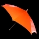 Parapluie a production orange