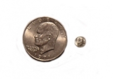 Pice mini Dollar  (Diamtre 1 cm)