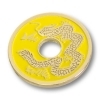 Pice Chinoise Dragon(Format 1/2 Dollars) JAUNE