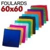 Foulard en soie  60x60