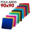 Foulard en soie 90X90