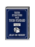 Livre textes et routines pour tours standard vol2 Jean de Merry